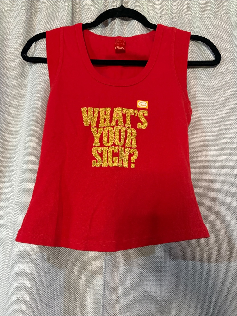 Ecko Unltd. “What’s Your Sign?” Graphic Tank Top – Women’s Small